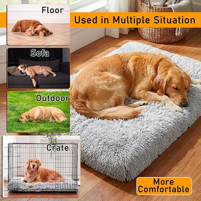 Dog beds, pet beds(XX-Large) - Premium Quality, Washable & Portable, Eco-Friendly, Multiple Sizes, Stylish Design, Removable Cover, Size XXLarge(47.24 X 31.49 X 3.93) inch