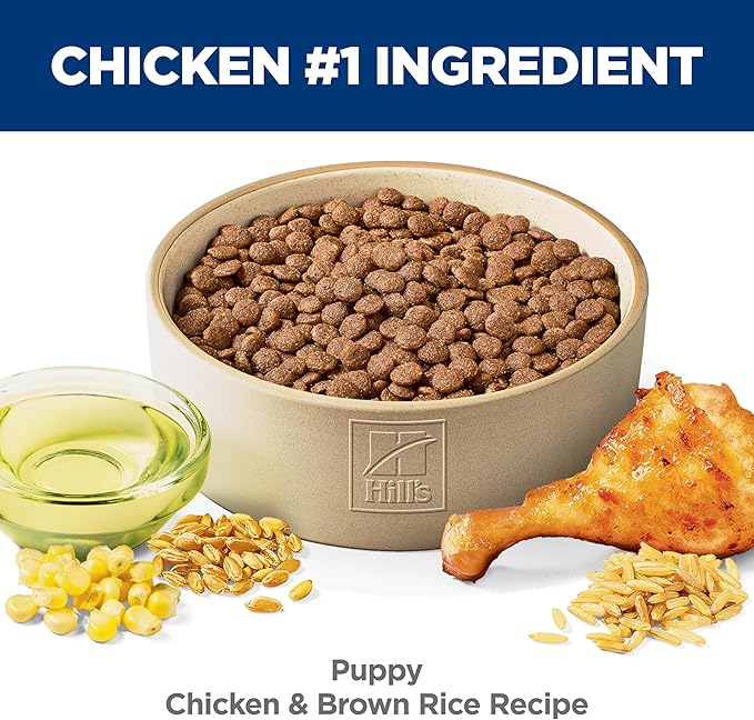 Hill's Science Diet Puppy Dry Dog Food, Chicken & Brown Rice, 4.5 lb. Bag