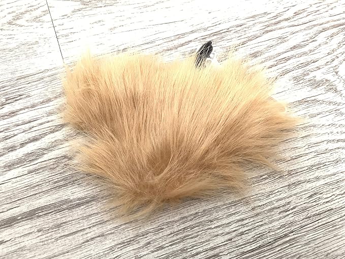 Donald Trump Style Pet Costume Dog Wig, Dog Clothes with Collar & Tie Head Wear Apparel Toy for Halloween, Christmas, Parties, Festivals (Brown Without Tie)
