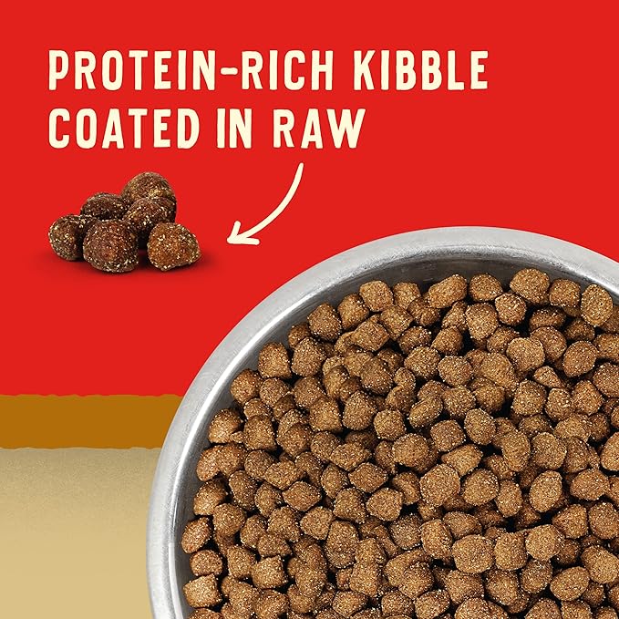 Stella & Chewy's Wild Red Dry Dog Food Raw Coated High Protein Wholesome Grains Puppy Prairie Recipe, 3.5 lb. Bag