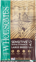 Wholesomes Sensitive Large Breed with Salmon Protein Dry Dog Food 30 lb