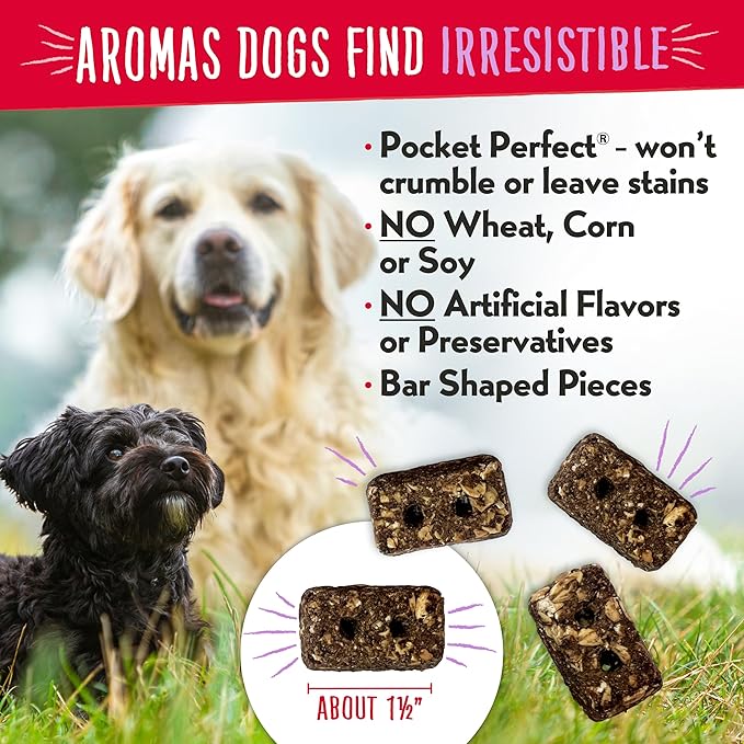 Charlee Bear Bearnola Bites Crunchy Dog Treats, Pumpkin Spice, 8 Ounce Resealable Bag, Limited Ingredient, Natural, Healthy Granola Dog Snacks, Made in USA