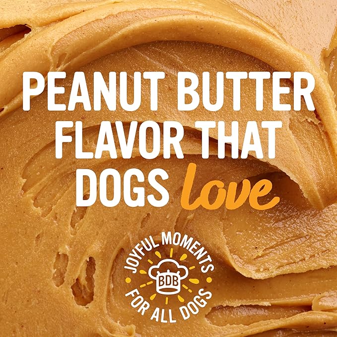 Blue Dog Bakery Softies, Soft & Chewy Peanut Butter Dog Treats, Medium Size, Healthy Treats, All Natural Ingredients,10 oz (Pack of 8)