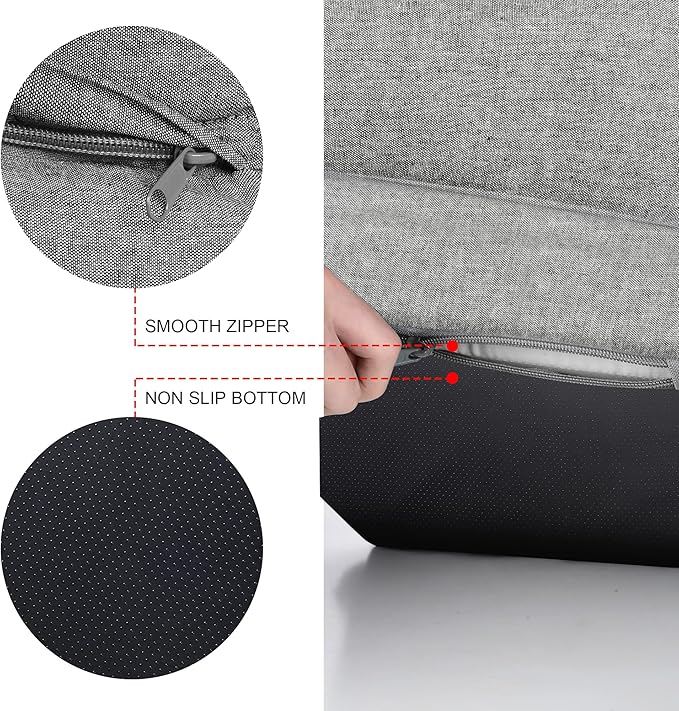 Fida Orthopedic Dog Bed with Memory Foam Base - Dog Lounge Sofa with Removable Washable Cover, Pets Couch Beds for Small/Medium/Large Dogs & Cats (L-35"x26", Black)