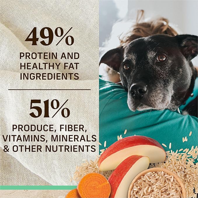 Merrick Healthy Grains Premium Dry Dog Food, Wholesome and Natural Dry Chicken Kibble, Senior Recipe - 25.0 lb. Bag