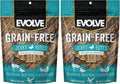 Evolve Grain Free Duck, Pea and Blueberry Jerky Bites Dog Treats (Pack of 2)
