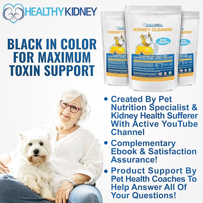 Petite Size Beef Flavor Kidney Cleanse Dog Treats 20 Oz - Kidney Support Formula for Toxin Elimination - Low Protein & Phosphorus Diet Snacks - Ideal for Kidney Wellness