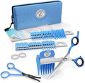 Scaredy Cut NO Buzz Dog Clippers, Tiny Trim Safety Scissor. A Silent Low Noise Pet Grooming Clipper, Right Handed Blue