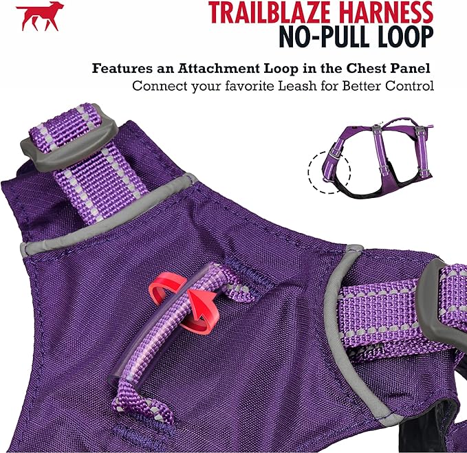 Tuff Pupper Escape Proof Dog Harness for Extra Large Dogs | No Pull Lightweight Adjustable Harness | No Escape Multifunctional Outdoor Pet Gear | Strong Durable Breathable | Secure Comfortable Fit