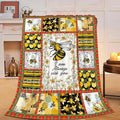 Bee Blanket Honey Bee Decor Throw Blankets Fleece Flannel Blanket Plush Lightweight Blanket Bees Themed Gifts Stuff for Women Men Boys Girls Adults Kids for Couch Sofa Bed 50"X40"
