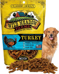 Wild Meadow Farms - Classic Turkey Minis, Soft Jerky Training Treats for Dogs, Grain Free, All Natural & Perfectly Sized for Training & Rewards, 3.5oz