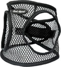 Bark Appeal Netted Step-in Dog Harness for All Sized Pets – Updated Sizing, Re-Measuring is Essential – Soft Netted Mesh – Adjustable Strap & Heavy Duty Clip – L (15.5-17.5” Chest), Black Textured