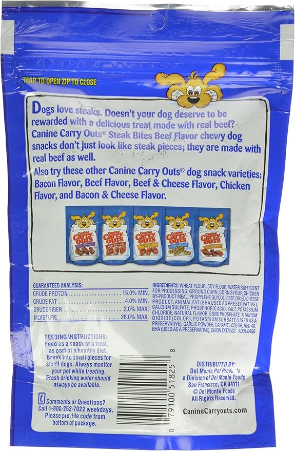 BIG HEART PET BRANDS 518250 Canine Steak Treat, 5-Ounce