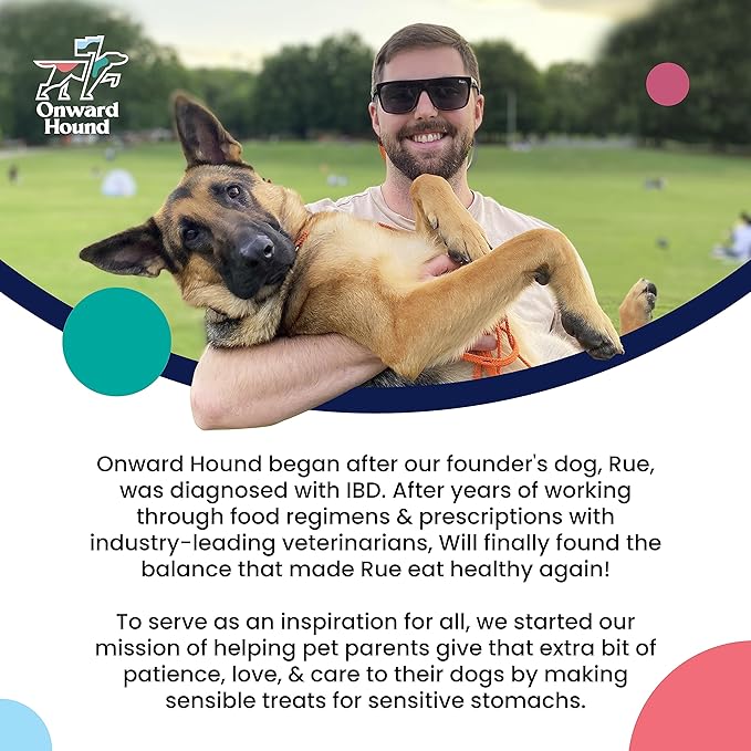 Onward Hound Training Treats for Dogs - Soft Bison - Low Calorie Dog Training Treats for Sensitive Stomachs with Single Source Premium Protein, Corn Free, & Soy Free Formula - 10 oz