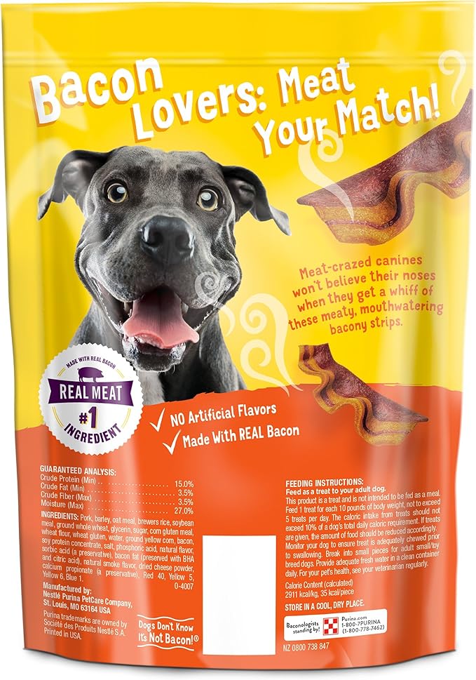 6OZ Cheese/Bacon Treats (Pack of 2)