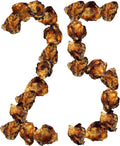 Knuckle Bones for Large Dogs, Cow Knee Caps for Dogs, Real Dog Bones Long Lasting for Aggressive Chewers, Natural Treats, 25 Count
