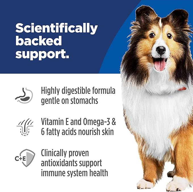 Hill's Science Diet Sensitive Stomach & Skin, Adult 1-6, Stomach & Skin Sensitivity Support, Wet Dog Food, Salmon & Vegetables Loaf, 12.8 oz Can, Case of 12