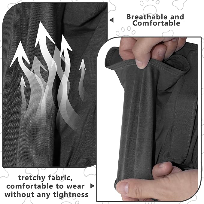 Cat Recovery Suit Anti Licking, Cat Surgery Recovery Suit Female Cats Kitten Onesie After Spay, Cone of Shame Alternative, Post- Surgery Kitten Surgical Clothes for Abdominal Wounds(Grey,M)