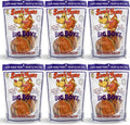 Sams Yams Sweet Potato Dog Treats, Healthy Dog Treats for Large Dogs - Sweet Potato Dog Treats Made in USA, High Fiber, Vegan Dental Chews - Big Boyz, Sweet Potato Dog Chewz, 15oz (Pack of 6)