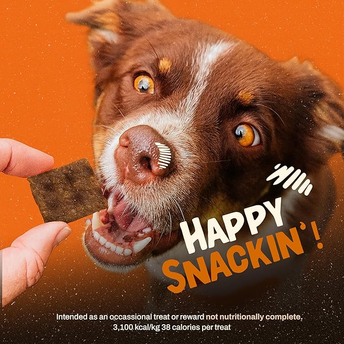 Heartland Antlers Organic Chicken Jerky Dog Treats – Soft Waffle-Style Chews for All Life Stages – Grain-Free, Low Fat, Made in USA, Upcycled Ingredients, 4oz