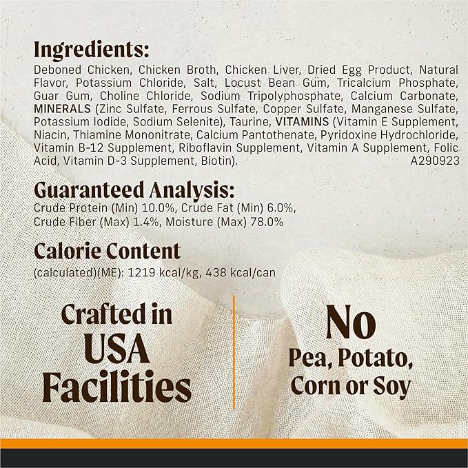 Merrick Backcountry Grain Free Premium Canned Dog Food, Soft And Healthy Wet Recipe, Real Chicken Dinner - (Pack of 12) 12.7 oz. Cans