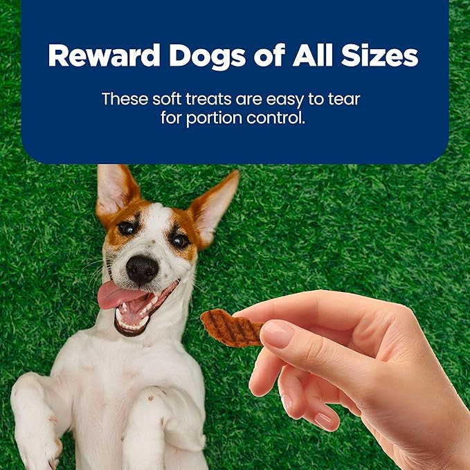Blue Buffalo Nudges Minis Grillers Made with Real Steak, Natural Dog Treats Mineral-Enhanced for Flavor, 10 oz. Bag (Pack of 2)