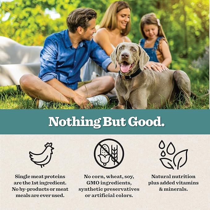 Dr. Pol Limited Ingredient Chicken Dog Food - Natural Healthy Balance Kibble, Vet Formulated for Sensitive Stomachs and Skin Allergies, Single Meat Source Made in USA, Chicken 12lb Bag