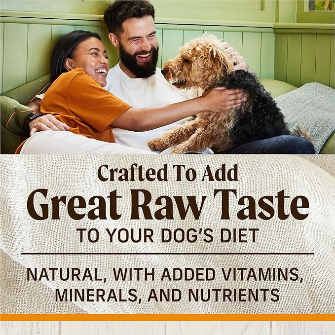 Merrick Healthy Grains Freeze Dried Raw Coated Kibble, Natural High Protein Dog Food, Chicken and Brown Rice - 10.0 lb. Bag