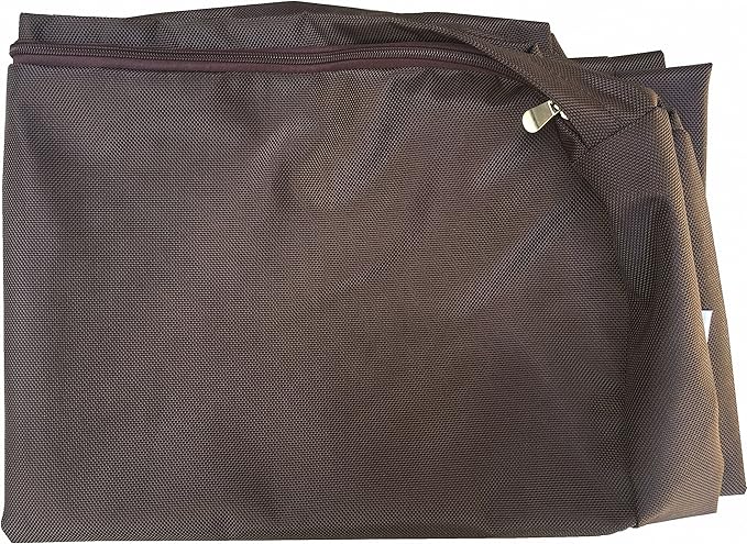 Dogbed4less XXL Orthopedic Extreme Comfort Memory Foam Dog Beds for Large Dog, Internal Waterproof Lining and External Machine Washable Durable Cover, 55"X37" Pillow, Seal Brown