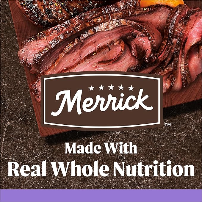 Merrick Premium Grain Free Dry Puppy Food, Wholesome And Natural Kibble With Real Texas Beef And Sweet Potato - 4.0 lb. Bag