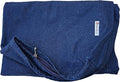 Dogbed4less Jumbo 55X47X4 Inches Blue Color Denim Jean Dog Pet Bed External Zipper Duvet Cover - Replacement Cover only